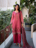 Fabrics 3 Piece Embroidered Cutwork Pret Collection