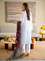 Chikankari Pret Lawn Suit 06 White