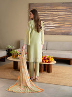 Chikankari Pret Lawn Suit 02 Green