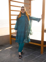 Chikankari Pret Lawn Suit 05 Blue