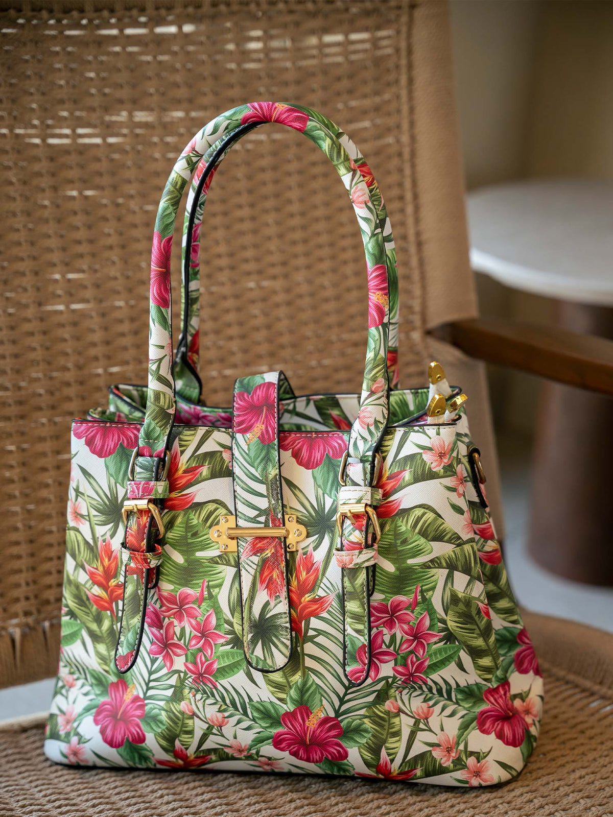 Multi flower Hand Bag