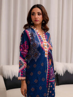 Printed Satin Kurti 04