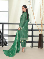 D-04 Chikankari Suit - Green