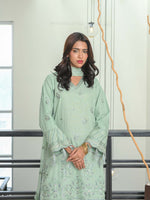 D-03 Masuri Embroidered Suit - Mint Green