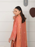 D-05 Masuri Embroidered Suit - Orange