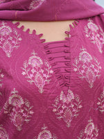 D-09 Schiffli Embroidered Suit D Pink